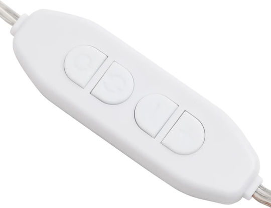 vidaXL USB Vanity Mirror LED Light Warm to Cool White 5V