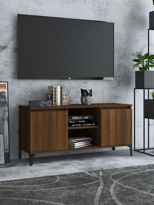 TV-Ständer Brown Oak Μ103.5xΠ35xΥ50cm