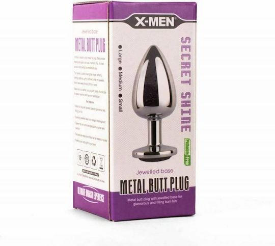 X-Men X-Men Secret Shine Πρωκτική Σφήνα Medium Μαύρη