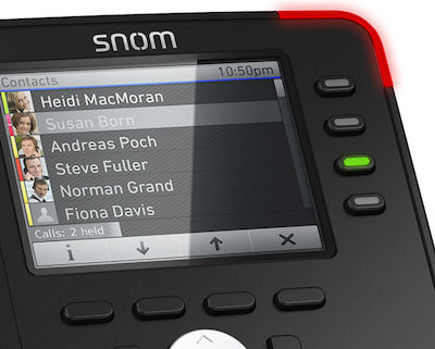 Snom D765 Ενσύρματο Τηλέφωνο IP 12 γραμμών Μαύρο