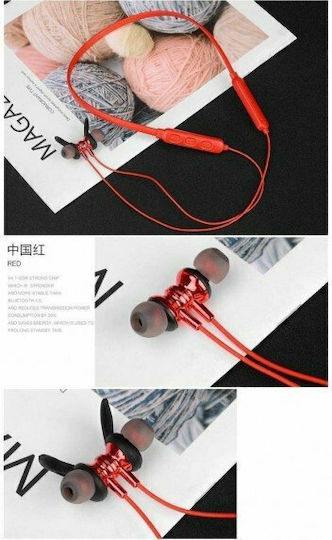 Ezra BW11 In-ear Bluetooth Handsfree Ακουστικά με Αντοχή στον Ιδρώτα Μαύρα