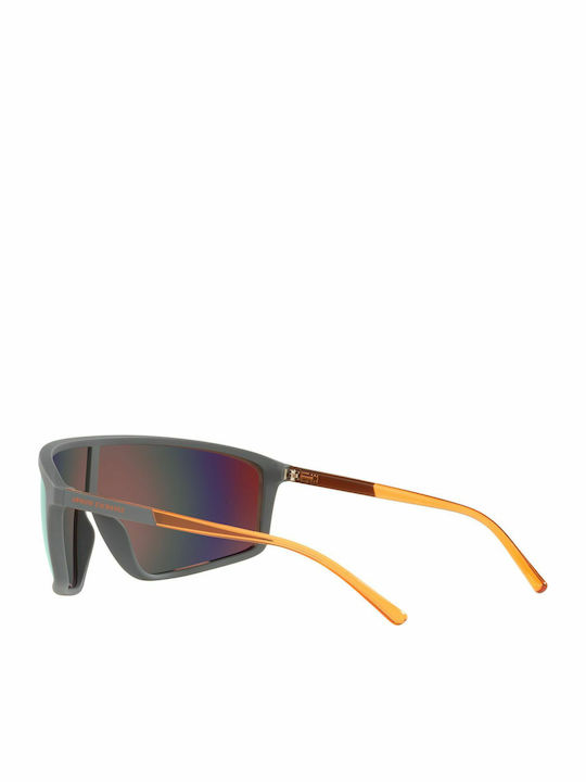 Armani Exchange Bărbătești Ochelari de soare cu Gri Cadru și Portocaliu Oglindă Lentilă AX4119S 81806Q