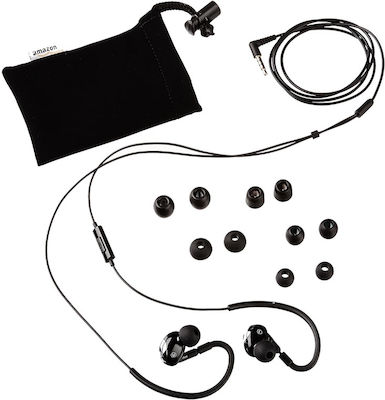 Amazon Basics In-ear Handsfree with 3.5mm Connector Black