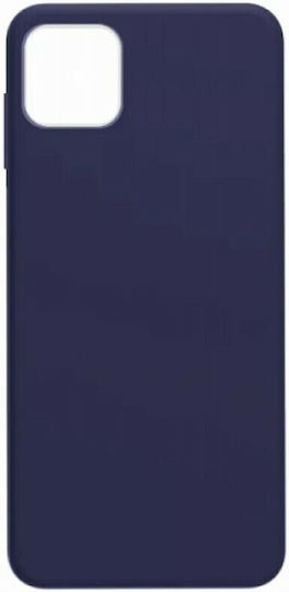 Matt Back Cover Silicon 1.2mm Albastru închis (Galaxy A22 5G)