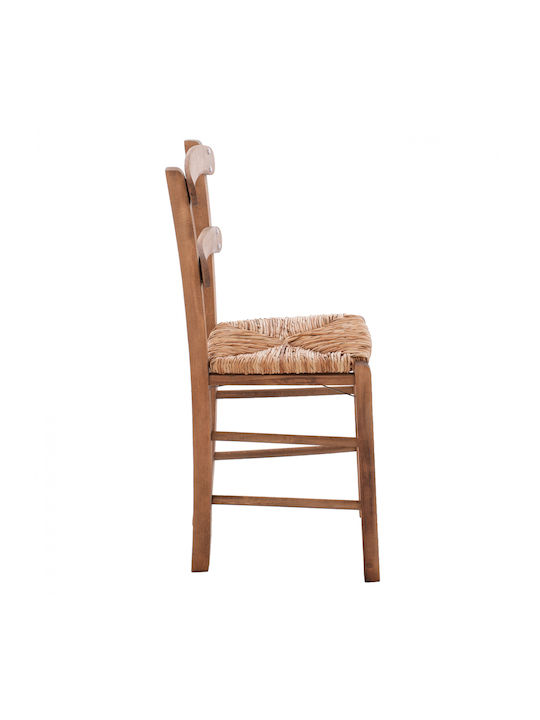 Cafe Wooden Chair Brown 40.5x41.5x88cm