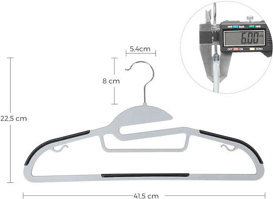 Songmics Kleiderbügel Gray CRP41G 20Stück