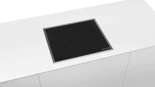 Bosch Serie 6 Κεραμική Εστία με Πλαίσιο Αυτόνομη με Λειτουργία Κλειδώματος 58.3x51.3εκ.