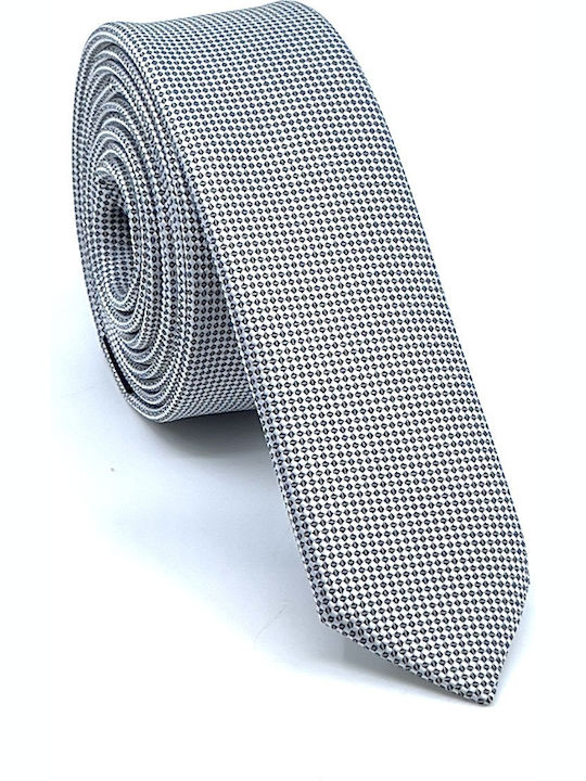 Legend Accessories -65 Men's Synthetic Monochrome Tie in Grey Color