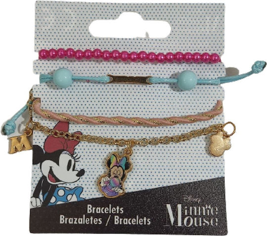 Kids Licensing Minnie Mouse Σετ Βραχιόλια Παιχνίδι Κόσμημα (Διάφορα Σχέδια) 1τμχ