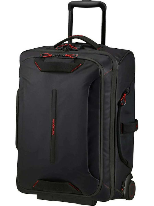 Samsonite Ecodiver Cabin Fabric Black Suitcase With 2 Wheels Height 55cm
