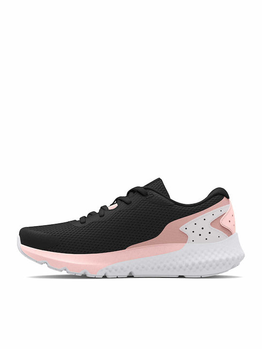 Charged Rogue Kids Sports Shoes Running with Laces Black