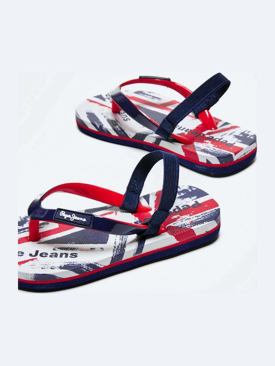 Kinder Flip Flops Marineblau Dorset