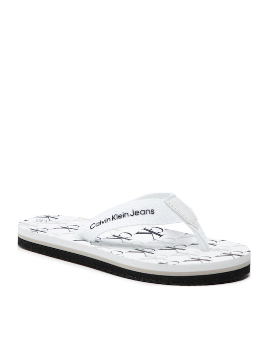 Παιδικές Σαγιονάρες Flip Flops Λευκές