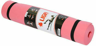 Liga Sport Yoga/Pilates Mat Pink (173x61x0.5cm)