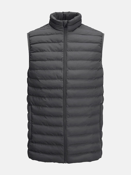Sleeveless Jacket Puffer Gray
