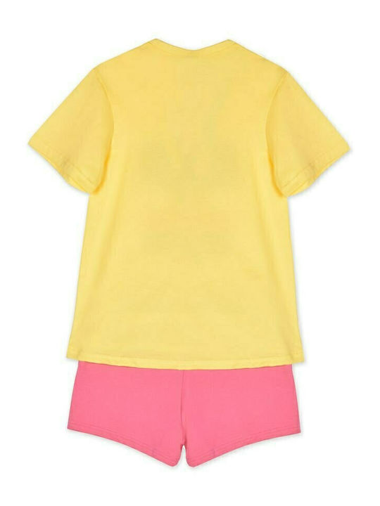 Kids' Set with Shorts Summer 2pcs Yellow