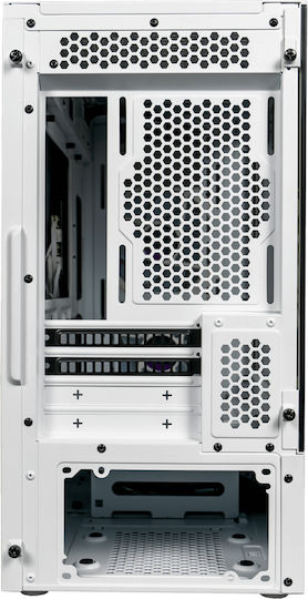 CoolerMaster TD300 MESH Gaming Mini Tower Κουτί Υπολογιστή με Πλαϊνό Παράθυρο και RGB Φωτισμό Λευκό
