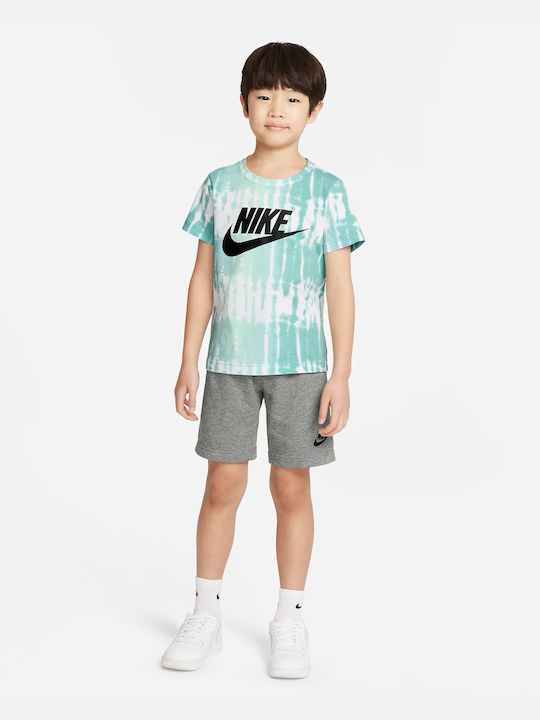 Nike Παιδικό Σετ με Σορτς Καλοκαιρινό για Αγόρι 2τμχ Τιρκουάζ