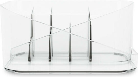 Umbra Kosmetikorganisator mit 9 Fächern Transparent 27x17x13cm