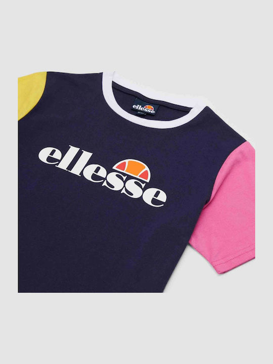 Παιδικό Crop Top Κοντομάνικο Μπλε Flar