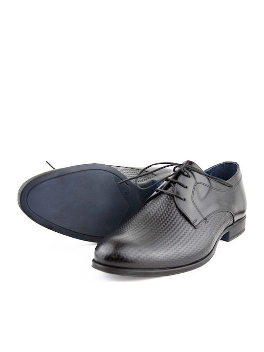Leder Herrenschuhe Schwarz
