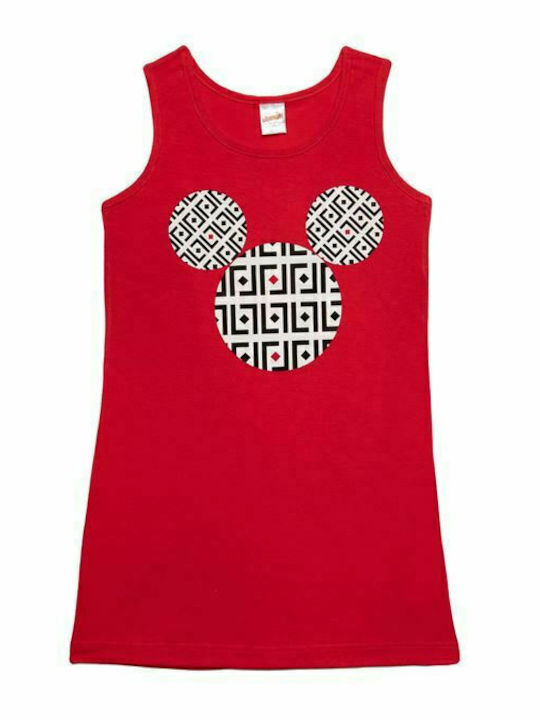 Minerva Kids' Nightgown Summer Red Oh La La