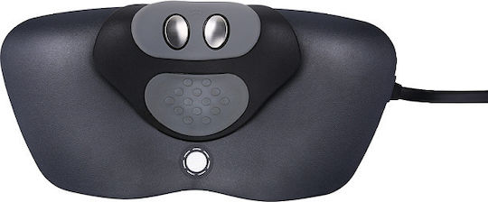 Clever Massagegerät für den Nacken mit Vibration und Heizfunktion Schwarz