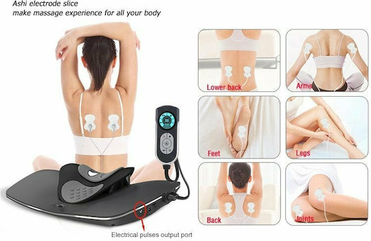 Clever Massagegerät für den Nacken mit Vibration und Heizfunktion Schwarz