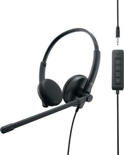 Dell WH1022 On Ear / Over Ear Multimedia Headphone with Microphone USB-A