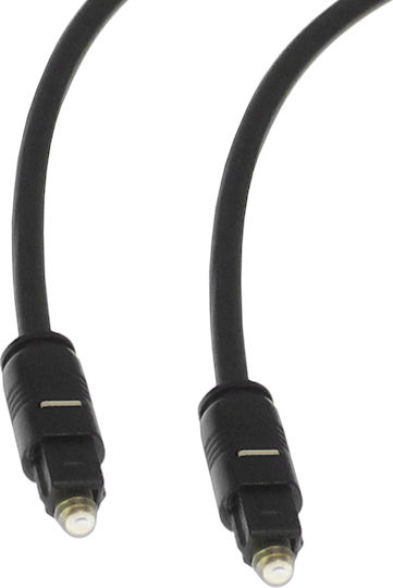 ATC Optical Audio Cable TOS male - TOS male Μαύρο 1.5m (02.007.0008)