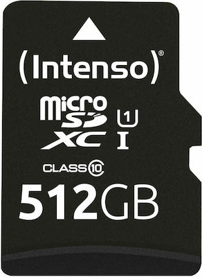 Intenso Performance microSDXC 512GB Class 10 U1 UHS-I with Adapter