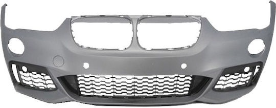 goodGo Stoßstange Auto Vorderseite Kompatibel mit BMW X1 F48 2015-2019 M-Tech Look mit PDC