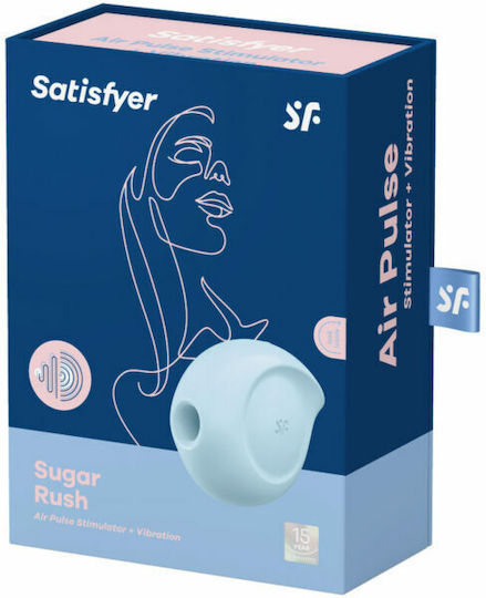 Satisfyer Sugar Rush Αναρροφητής Αιδοίου με Δόνηση Air Pulse Stimulator & Vibration Blue