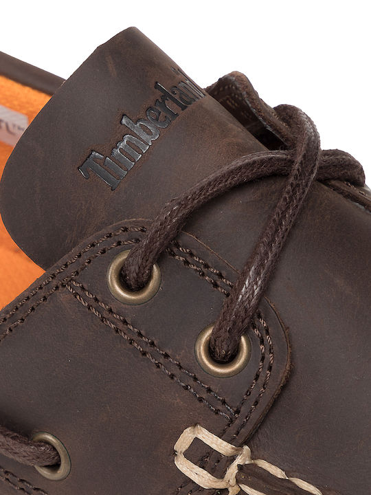 Cedar Leder Herren Mokassins in Braun Farbe A29YG