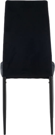 Stühle Speisesaal Black 1Stück 40x48x95cm