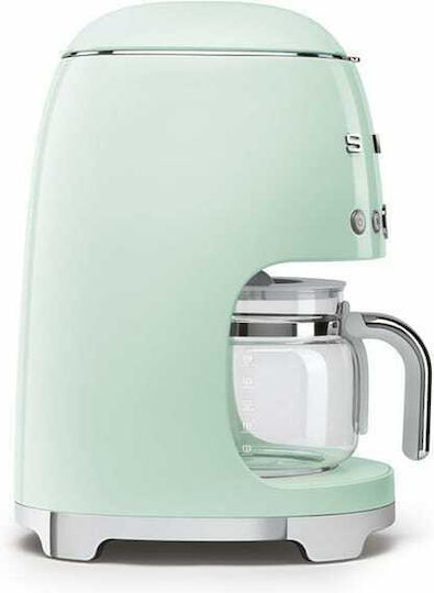 Smeg Programmable Filter Coffee Machine 1050W Pastel Green