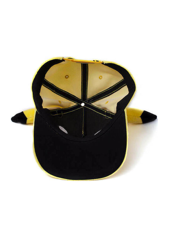 Difuzed Παιδικό Καπέλο Jockey Υφασμάτινο Pokemon Pikachu Κίτρινο