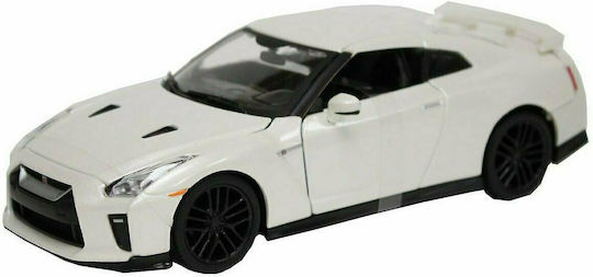 Bburago Αυτοκινητάκι Official Nissan GT-R White 1:24 για 3+ Ετών