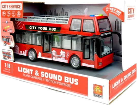 Group Operation City Tour Bus Scale 1:16 for 3+ Years
