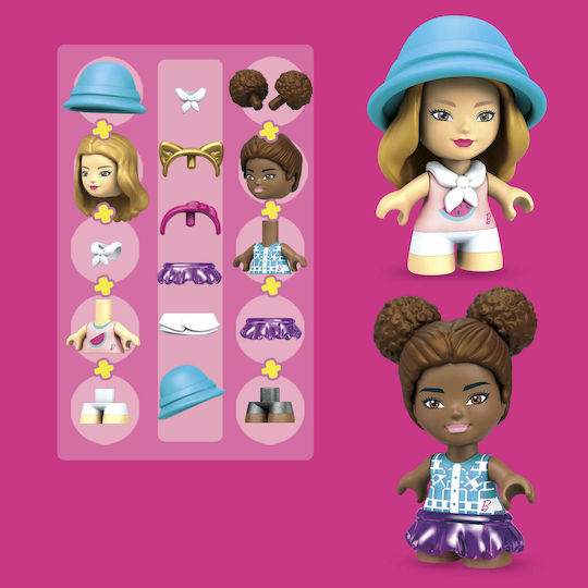 Mega Bloks Barbie Adventure Dreamcamper Bauklötze für 5+ Jahre 130 Stück