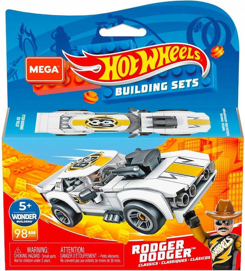 Mega Bloks Τουβλάκια Hot Wheels Rodger Dodger & Hot Wheels Racing για 5+ Ετών 251τμχ