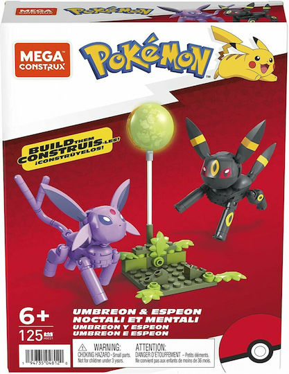 Mega Bloks Mega Bloks Umbreon & Espeon Bauklötze für 6+ Jahre 125 Stück