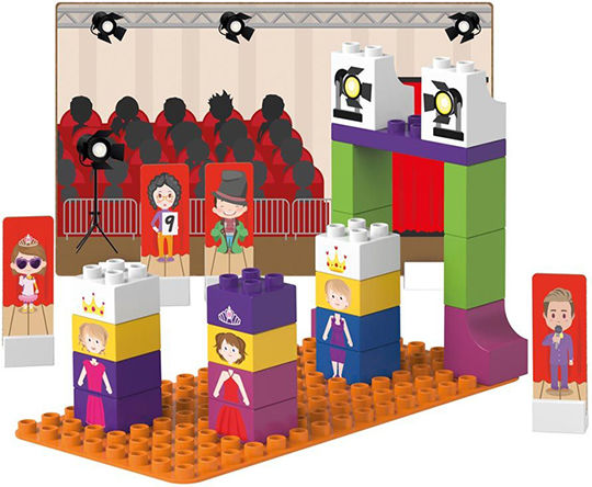 Biobuddi Blocks Runway for 1.5-6 years Years 37pcs
