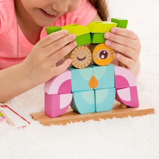 Classic World Owls Building Blocks for 1.5+ Years 19 Pieces