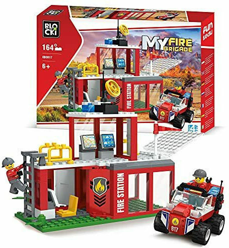 Blocki Building Blocks My Fire Brigade For 6+ Years 164 Pieces