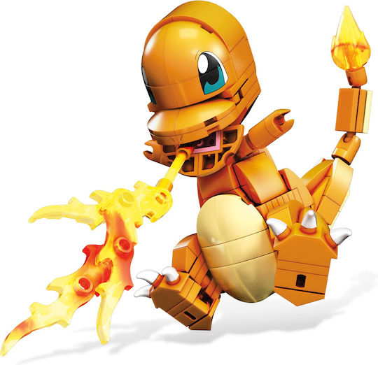Mega Bloks Building Blocks Pokémon Medium Charmander Glumanda for 7+ Years 180 Pieces