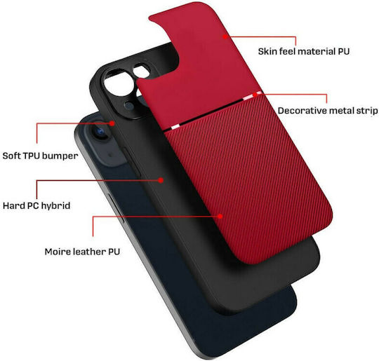 Forcell Noble Back Cover Silicon Roșu (Redmi Note 11 / 11S 4G)