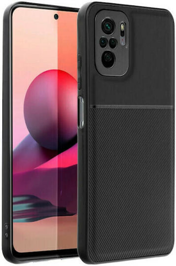 Forcell Noble Back Cover Σιλικόνης Μαύρο (Redmi Note 11 / 11S 4G)