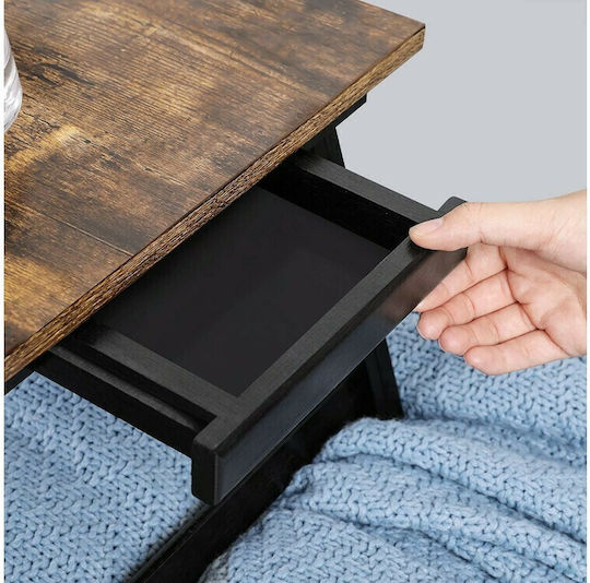 Songmics Τραπεζάκι για Laptop Ρουστίκ Στυλ Καφέ (LLD105B01)