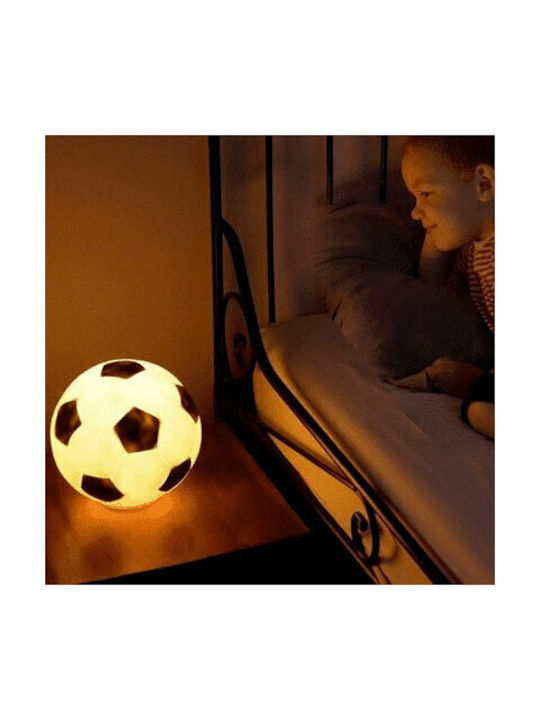 Egmont Led Kids Decorative Lamp Soccer Ball Black
